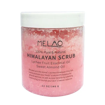 

MELAO Himalayan Bath Salt Firming Body Massage Exfoliating Scrub Moisturizing Repair Skin 340G