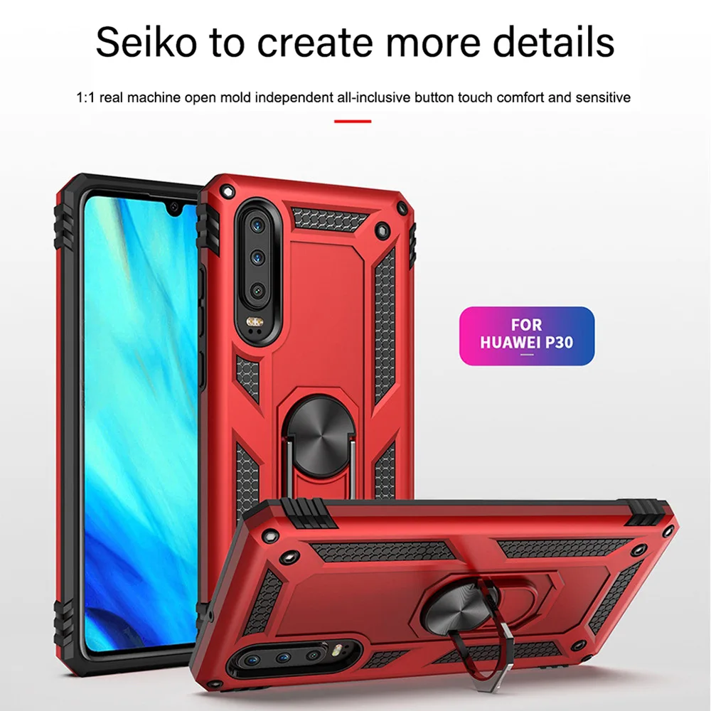 Роскошный чехол для телефона с кольцом Magentic Huawei Mate 20 20X Lite Pro автомобильный