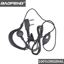Baofeng – écouteurs Radio bidirectionnelle UV 5R, casque d'origine, UV5R, talkie walkie, Woki Toki, casque PTT, Microphone, micro, oreillettes UV 5R