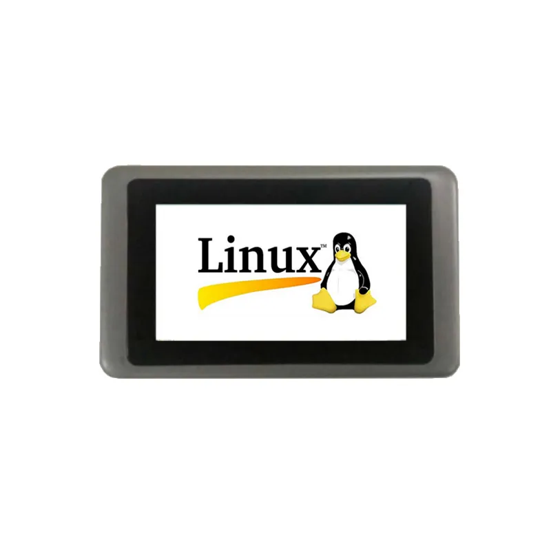 4,3 дюймов Linux промышленный компьютер, мини промышленный сенсорный экран панель встроенный компьютер