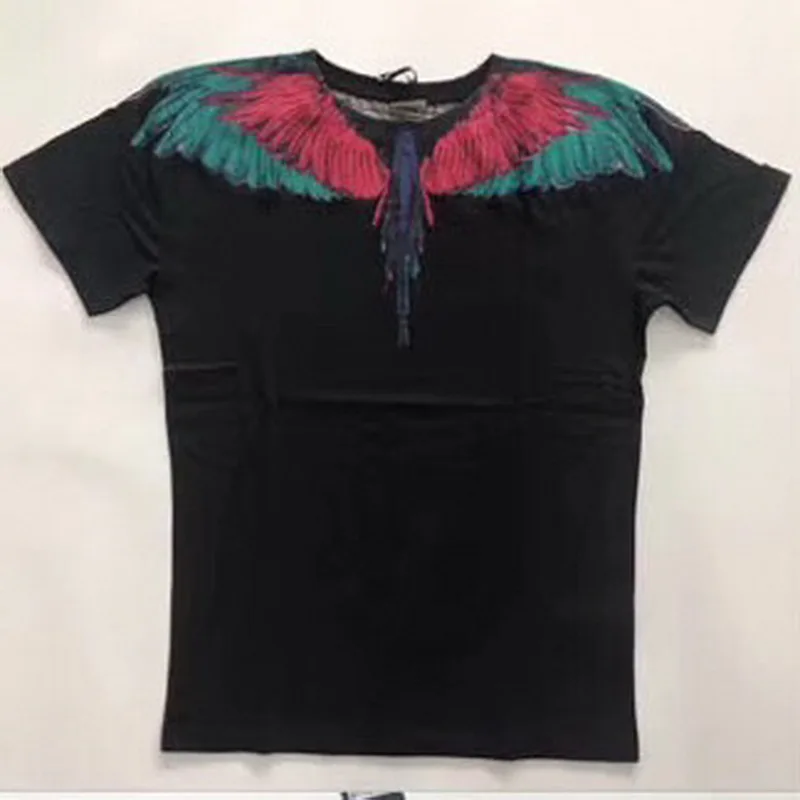 VIVAMB MB BURLON футболка Wings Футболка 102403 хлопок NON-ELASTIC больше размера XXS-L