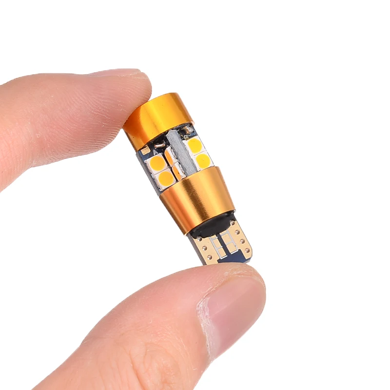 Car Light Source 2pcs/set T10 168 194 2825 W5W 19LED Amber Car Parking Backup Position Light Bulb DC 12V