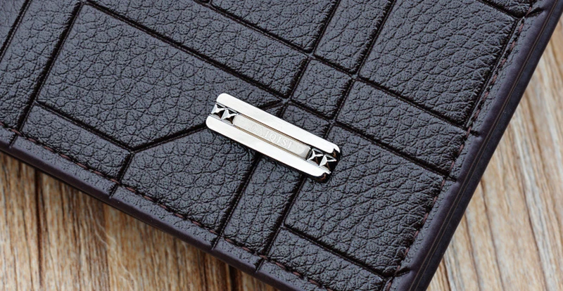 Топ Мужской кошелек кожаный брендовый Роскошный Ретро кошелек мужской короткий тонкий студенческий бумажник с поперечным сечением мужской кошелек мужской Молодежный