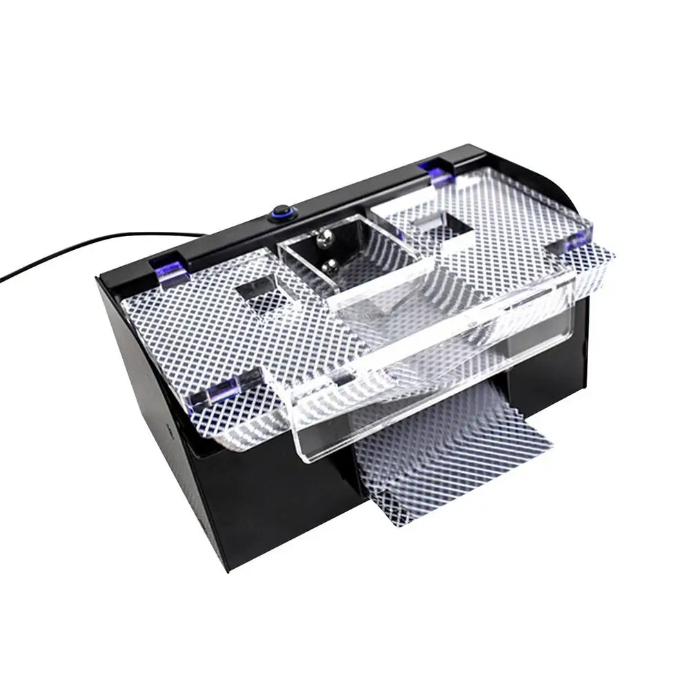 

Automatic Cards Shuffler 1-2 Decks Poker Card Shuffling Machine Universal Card Shuffling Machine Easy Fast Shuffling