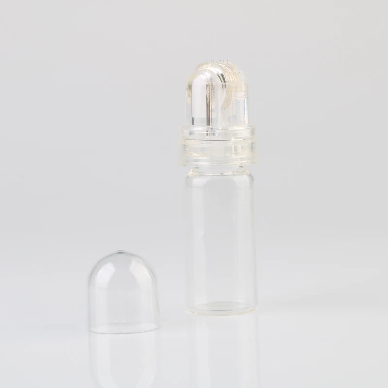 Оптовая продажа Hydra Derma Roller 64 с золотыми наконечниками микроиглы гелевой бутылкой
