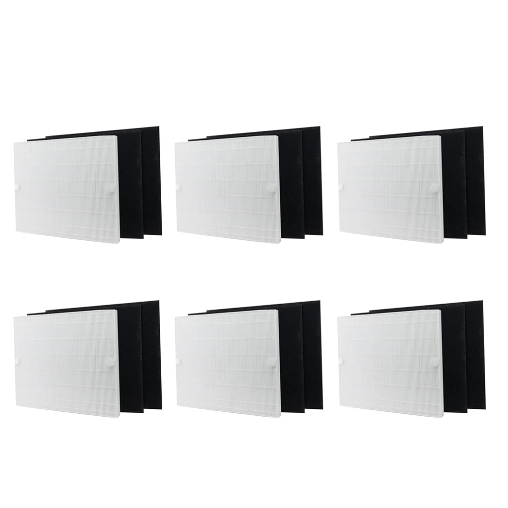HEPA Filters & Carbon Filter Replacement Spare Parts Set for Coway AP-1512HH