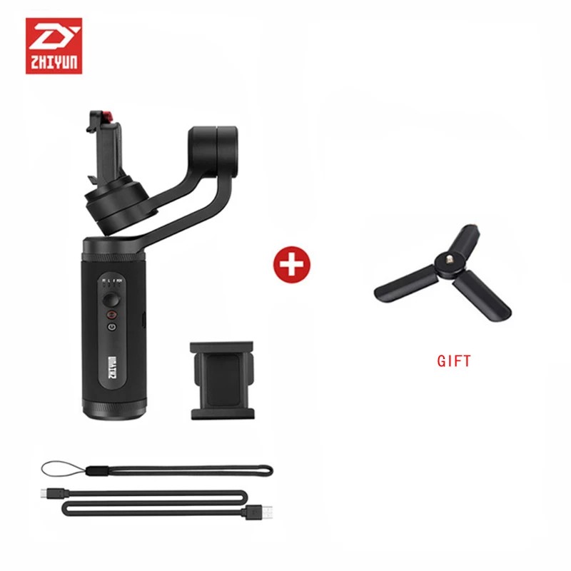 Zhiyun Smooth Q2 Карманный 3-осевой ручной смартфон Gimbal iPhone/samsung volg Стабилизатор сумка для переноски pk DJI Osmo Mobile 3 2 - Цвет: package 1