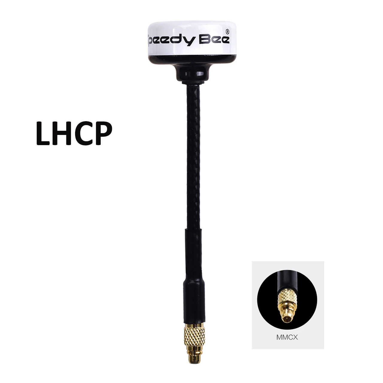 RunCam Speedybee Speedy Bee 5,8 ГГц Антенна 2.0Dbi RHCP LHCP SMA/RP-SMA/UFL/MMCX FPV Антенна для FPV Racing Drone - Цвет: 1PC LHCP-MMCX