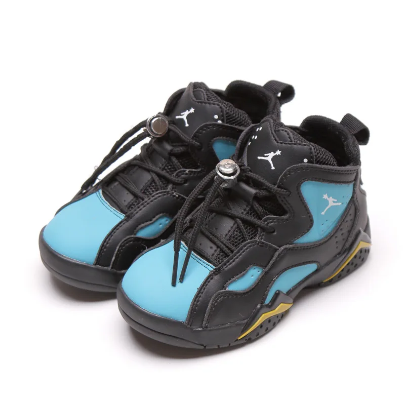 Spring and Autumn New Comfortable Sports Shoes Fashion High-tops Non-slip Children's Shoes Breathable Basketball Shoes