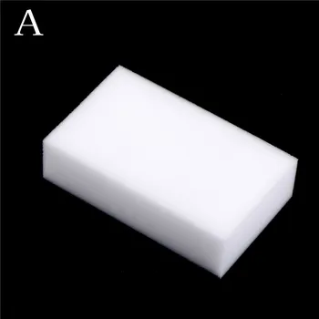 

New Magic Cleaning Sponge Melamine Sponge Eraser Multi-functional Sponge White Kitchen Bathroom A-10*6*2.5cm B-9*6*3cm 10pcs/lo