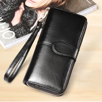 

High Capacity Wallet Brand Coin Purse PU Leather Women Wallet Purse Wallet Female Card Holder Long Lady Clutch Purse