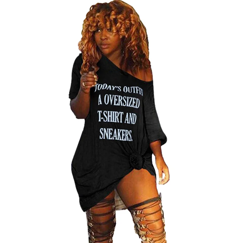 plus oversized t shirt dress