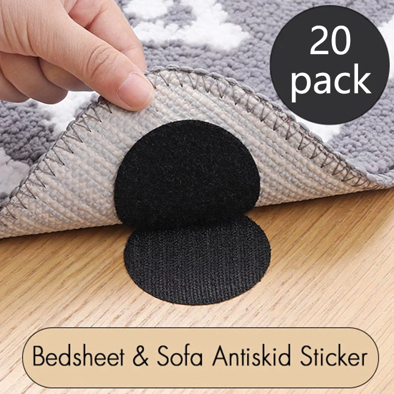 Promotion! 20Pcs Household Sofa Cushion Fixing Sticker Bedsheet Anti-Slip Fixed Anchor Buckle Affixed Chair Desk 6cm |