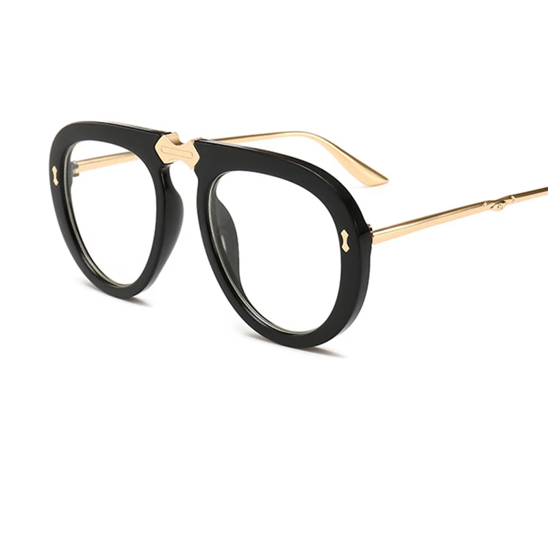 classic pilot Gradient Metal Sunglasses Woman Brand Fashion shades for women Luxury Top Eyewear Black Designer Glasses