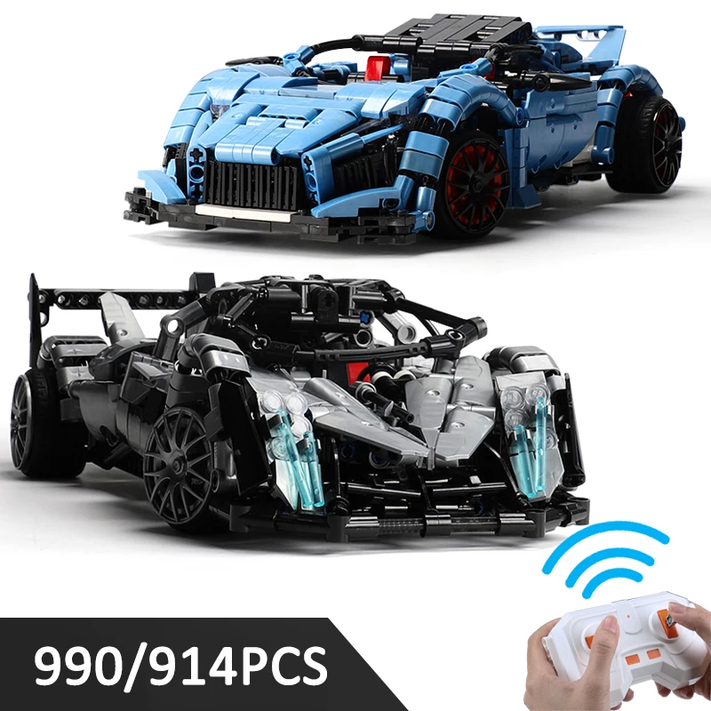 

Creative MOC RC City Racing Car Electric Building Blocks Legoings Remote Control Lycan Sport Car Technic Intelligent Brick Toys