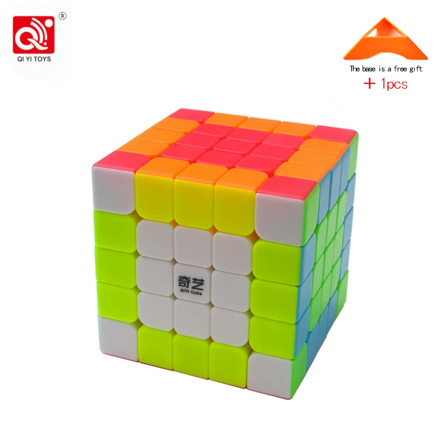 Нео Куб 5x5x5 Cubo Magico Qiyi Qizheng S волшебный куб 5x5 без наклеек кубический антистресс 5 на 5 игрушки для детей