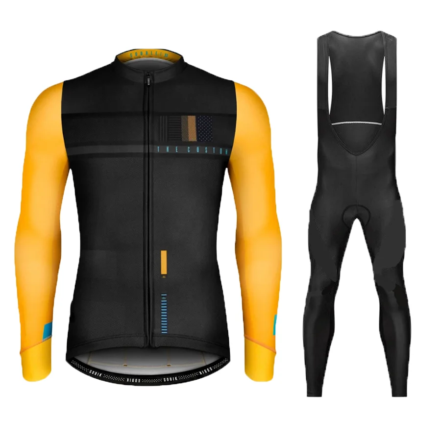 Весна, Mavic Pro Team, длинный рукав, для велоспорта, джерси, велосипед, комбинезон, набор, мужские, Ropa Ciclismo, быстросохнущие, для велоспорта, майо, кюлот