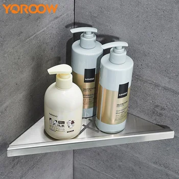 

Bathroom Rack Stainless Steel Bathroom Bath Shower Corner Basket Hanging Shampoo Holder Home Storage Wall Mounted GSG000F 3