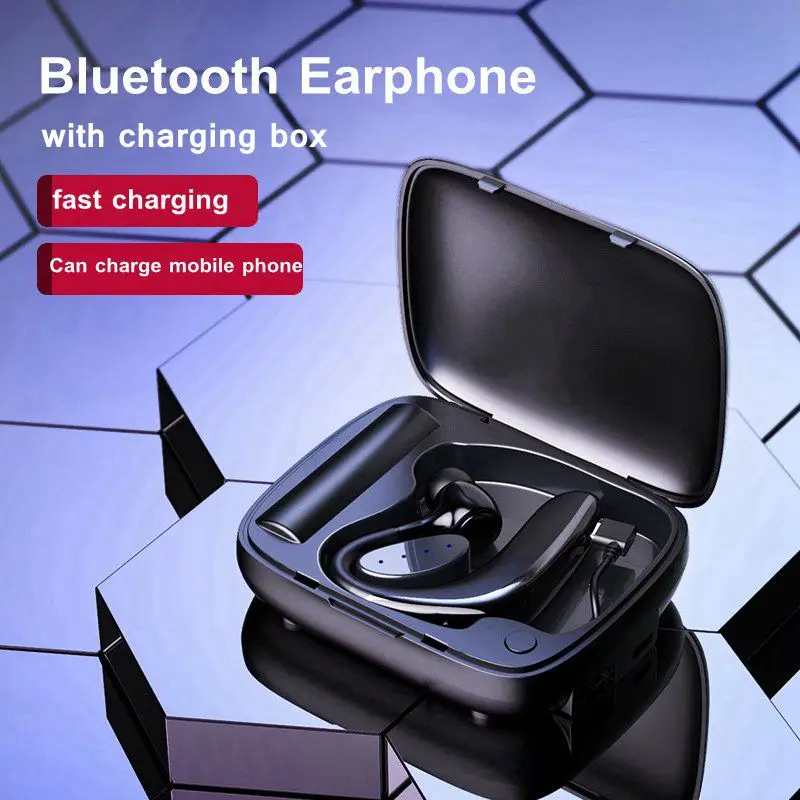Беспроводные наушники с быстрой зарядкой 5 0 Bluetooth гибкие водонепроницаемые