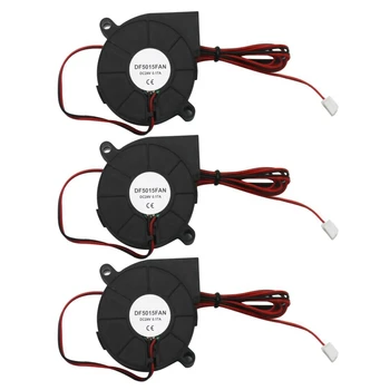 

3 Pcs 5015 Small Fan 3D Printer Accessories Cooling Silent Fan DC24V