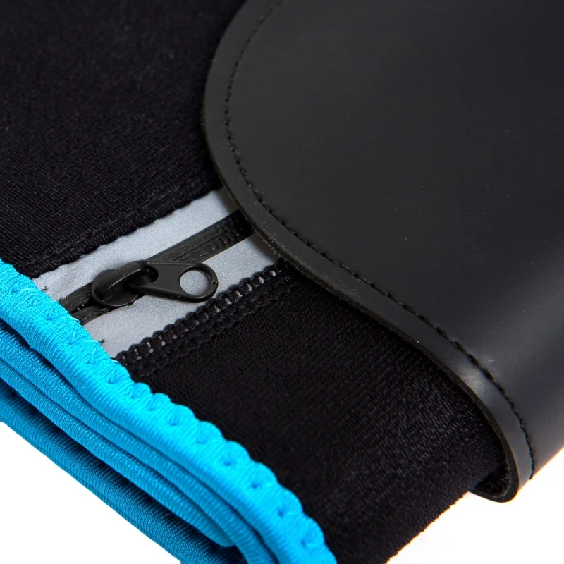 Newest ArrivalAdjustable Exercise Slimming Body Building Gym Training Slim Belt With Pocket Soft Fitness Waist Belt Yoga Weightl