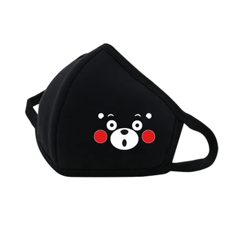 

Cut cartoon Kumamon masks Mouth Face Mask Dustproof Breathable Protective Cover Masks Respiratory Reusable Care mask