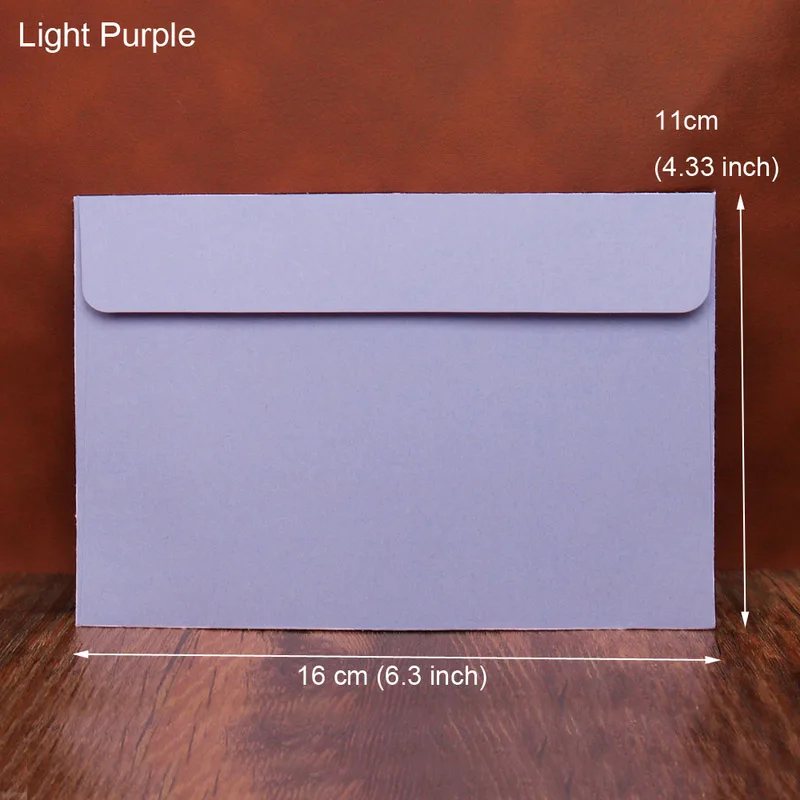 Light Purple 10 шт крафт-бумажный мешок, много цветов, сумка для хранения, конверты, подарочная упаковка ко дню рождения, вечерние, свадебные украшения - Цвет: Light Purple