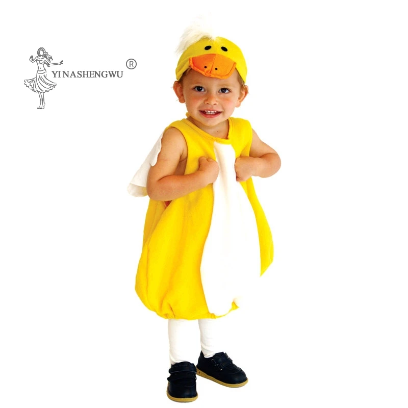 Animal Dress Up Little Duck Costume Baby Child Suits Cosplay Costume Children Kids Jumpsuits Sets Halloween Performance Clothes Animal Dress Up Little Duck Costume Baby Child Suits Cosplay Costume Children Kids Jumpsuits Sets Halloween Performance Clothes