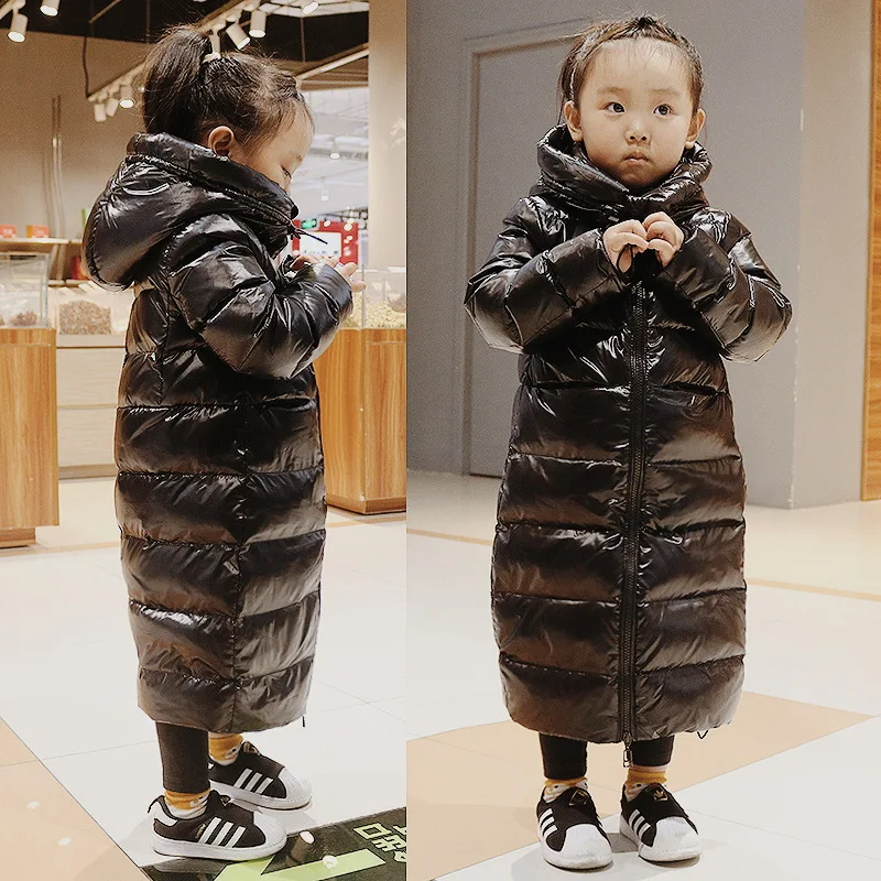 

OLEKID 2019 Thick Warm Girls Winter Jacket Waterproof Down Jacket For Girls 2-12 Years Children Boys Outerwear Coat Kids Parka