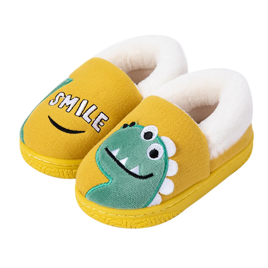 JUNGEN Couple Pantoufles Pain de Simulation Style Pantoufles Automne Hiver Chaussons Coton Maison Chaussures dInt/érieur /Épais Fond Slippers Chaussures EU 39//42 A-Jaune Brown-L