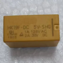 Relais 5V HK19F DC 5V SHG 8 broches 5VDC, 5 pièces/lot, relais à semi conducteurs 