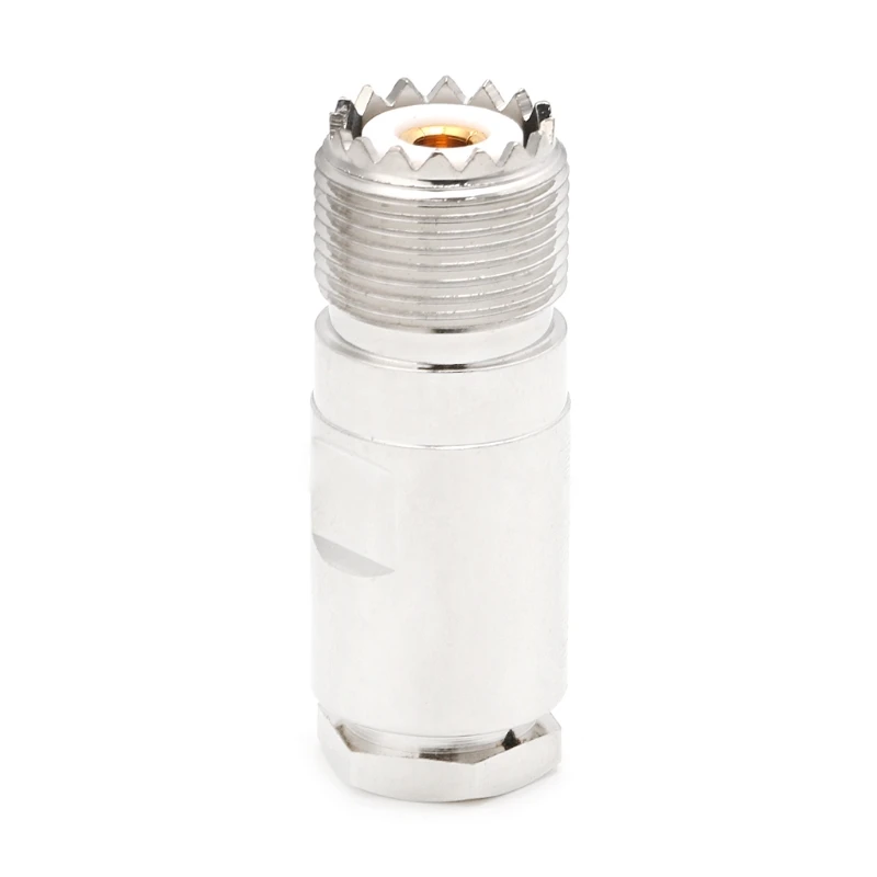 

UHF SO239 PL259 Socket Female PLug Clamp For 50-5 5DFB LMR300 Connector