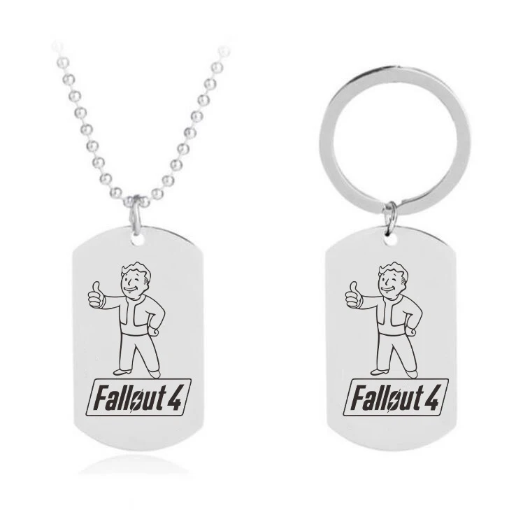 Кулон FALLOUT 4 ожерелье с подвеской Nuka Cala Power Armor бижутерия для косплея Детские