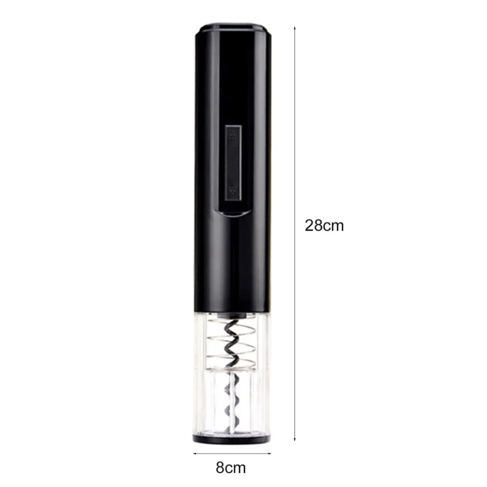 Черный цвет портативный размер K1 сухой на батарейках дизайн электрическая открывалка Автоматический Хо использовать держать использовать открывалка для бутылок вина