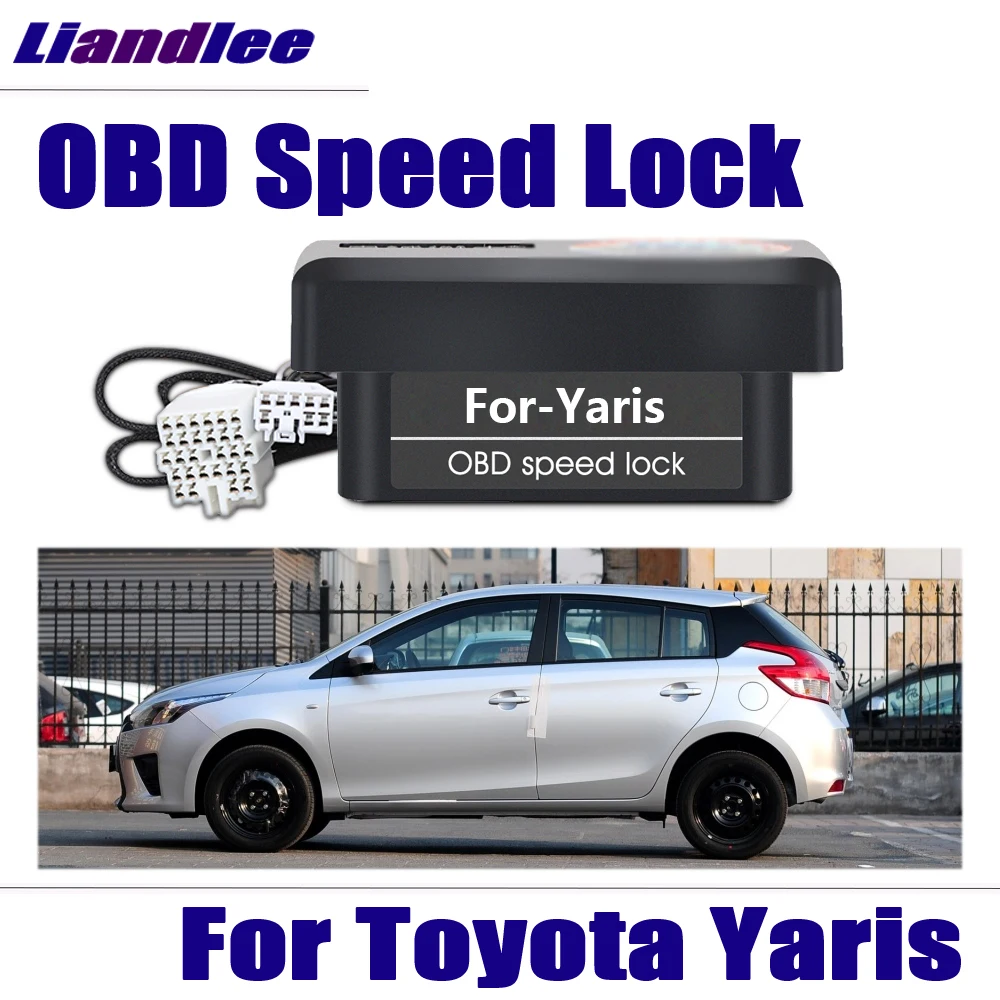 Liandlee Car Auto Plug And Play OBD Speed Lock For Toyota Yaris~ safety door lock and unlock module