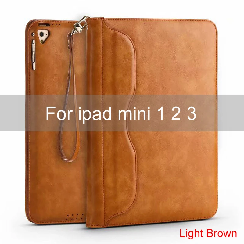 For mini 1 2 3 Essidi роскошный кожаный умный чехол рукав для iPad mini 4 3 2 1th Gen стенд планшетный защитный чехол для IPad Mini 1 2 3 4 - Цвет: For mini 1 2 3