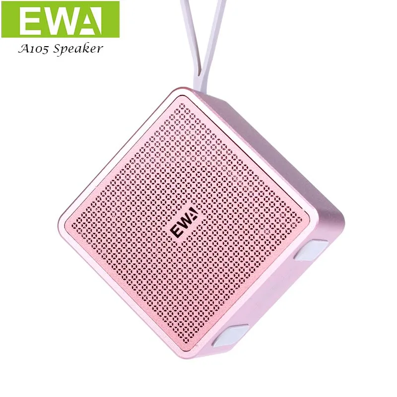 EWA A105 Bluetooth динамик портативный металлический HIFI динамик s TWS беспроводной музыкальный плеер Сильный Звук SD карта воспроизведения динамик