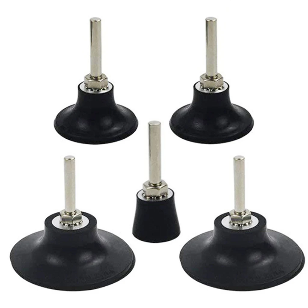 

5 Pack Roloc Disc Pad Holder with a Quarter inch Shank for Polishing Round Rotating Tools