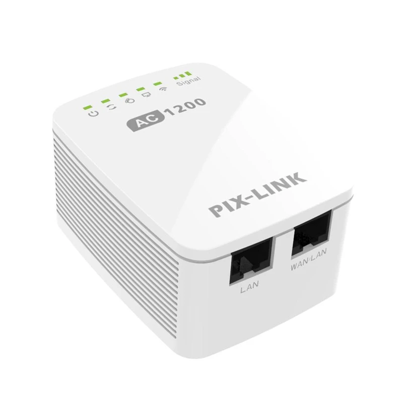 PIX-LINK Ac1200M ретранслятор/маршрутизатор/точка доступа Беспроводной Wi-Fi с внешней Wi-Fi расширитель диапазона мини маршрутизатор Boost штепсельная вилка австралийского стандарта