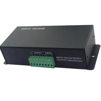 

350MA Constant Current High-Power 3-Channel DMX512 RGB Controller 3CH DMX512 Decoder for RGB LED Strip Lamp