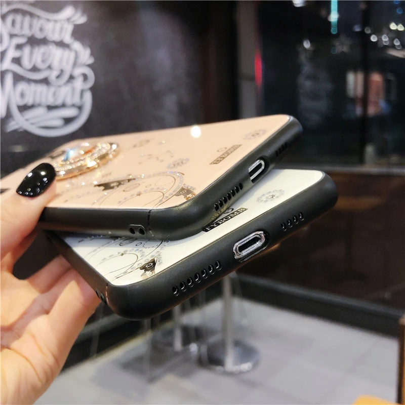 Блестящий чехол для телефона с рисунком планеты iphone 11Pro SE XR XS MAX 6 7 8 Plus зеркальный