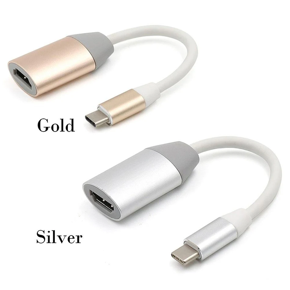USB C к HDMI конвертер портативный Тип c штекер HDMI Женский адаптер 4 к 30 Гц разрешение для Macbook для HUAWEI P20 для samsung