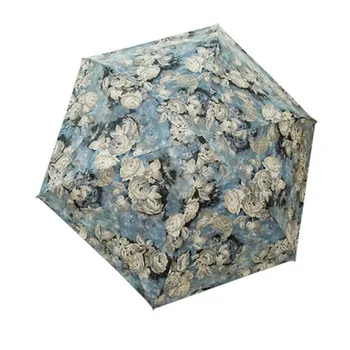 

Mini Capsule umbrella Five-folding Sun protection Anti-UV Paraguas umbrella parapluie folding women pocket Umbrellara in women (