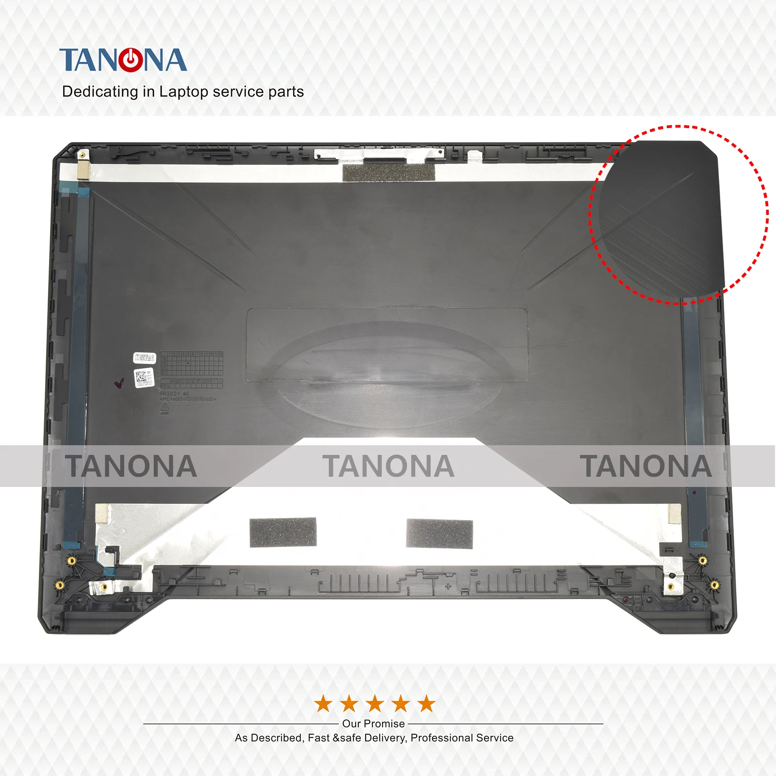 13N1-8MA011 для ASUS FX86 FX86F FX86SF FX505 15," ЖК задняя крышка Топ Корпус Корпуса корпуса КОРПУСА Корпус BLK