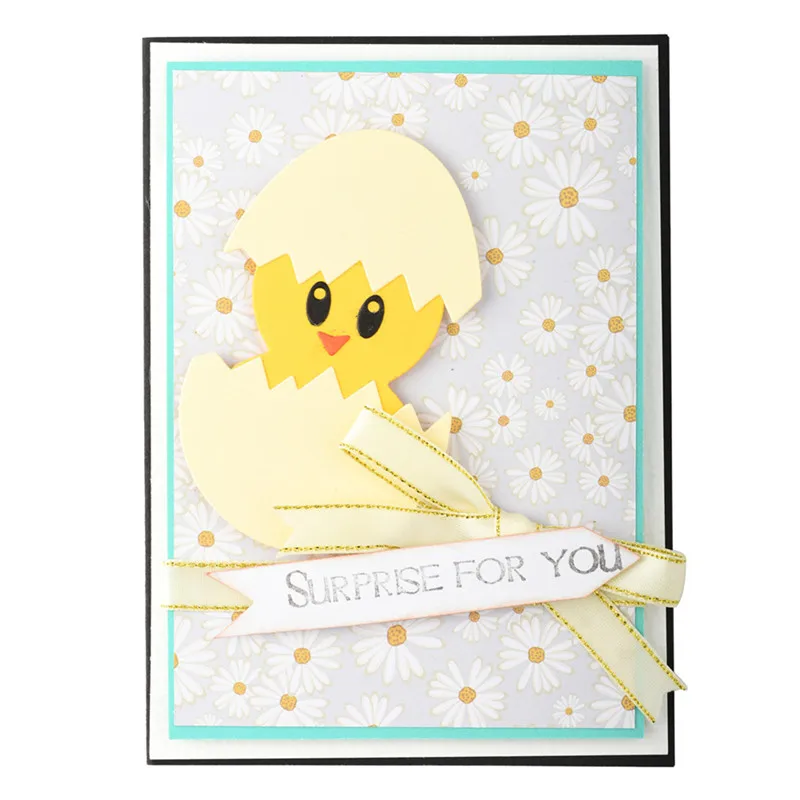 DiyArts животные штампы милые куриные металлические Вырубные новые 2019 Скрапбукинг