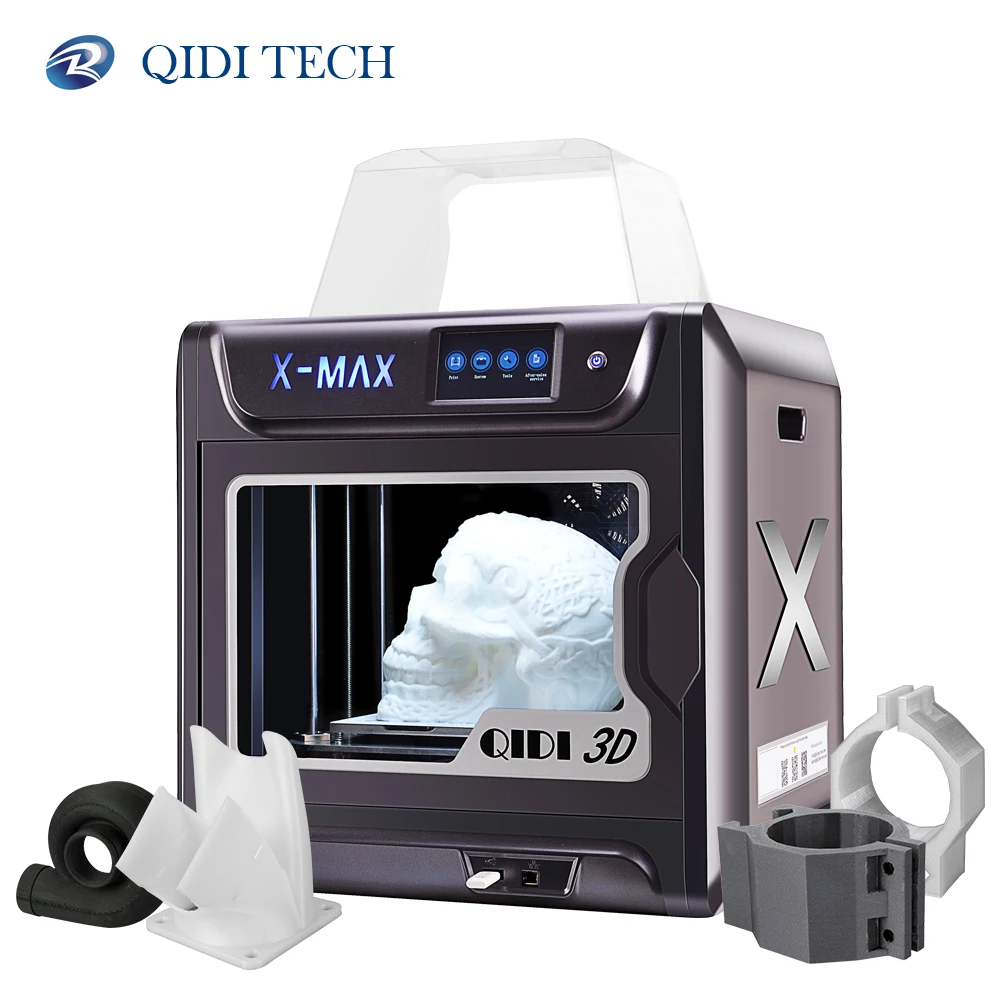 QIDI TECH 3D принтер X-MAX большой размер промышленный WiFi высокоточная печать с PLA TPU PC PETG нейлон 300*250*300 мм