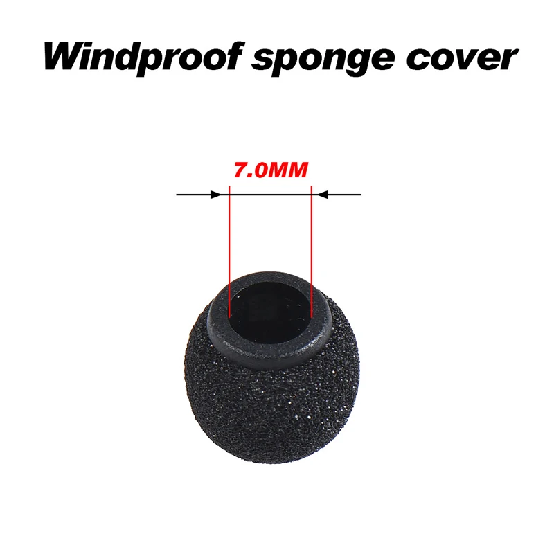 Capa de Microfone em Espuma Suporte de Plástico Compatível com Sony Microfone sem Fio Canfon Peças Lavalier Uwp v1 - D11d 21 2 Abs - Image 3