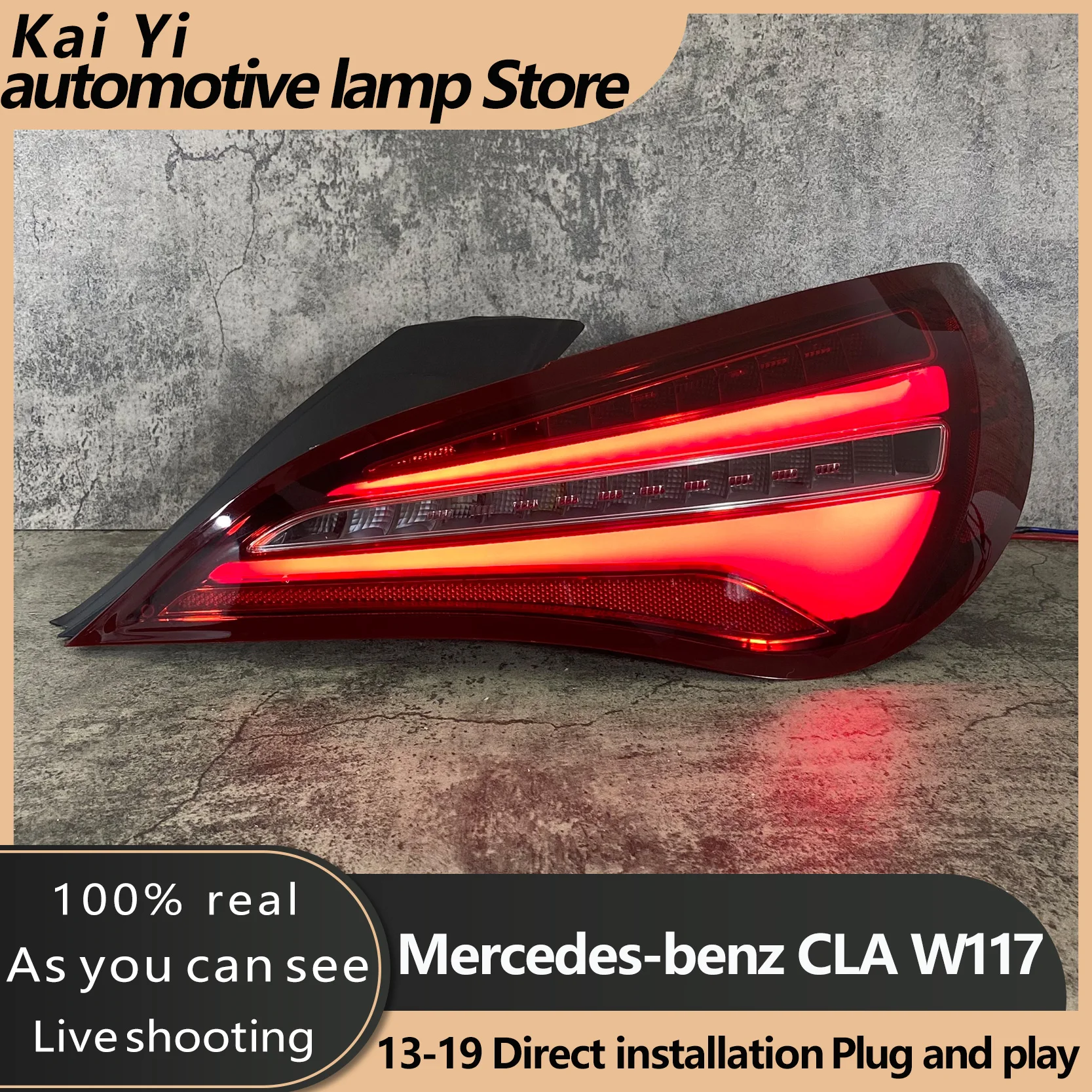 

Car Styling Head Lamp For W117 CLA 2014-2018 LED Taillight CLA ALL LED rear lamp