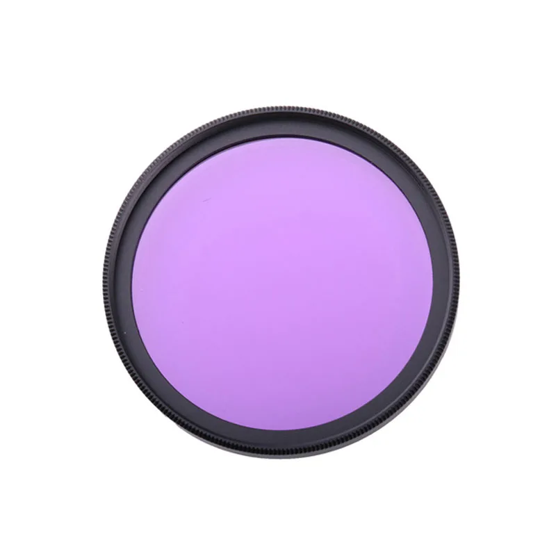Purple Full Color DSLR Camera Lens Filter 49mm 52mm 55mm 58mm 62mm 67mm 72mm 77mm Blue Red Orange full color Lens Filter - Цвет: Purple