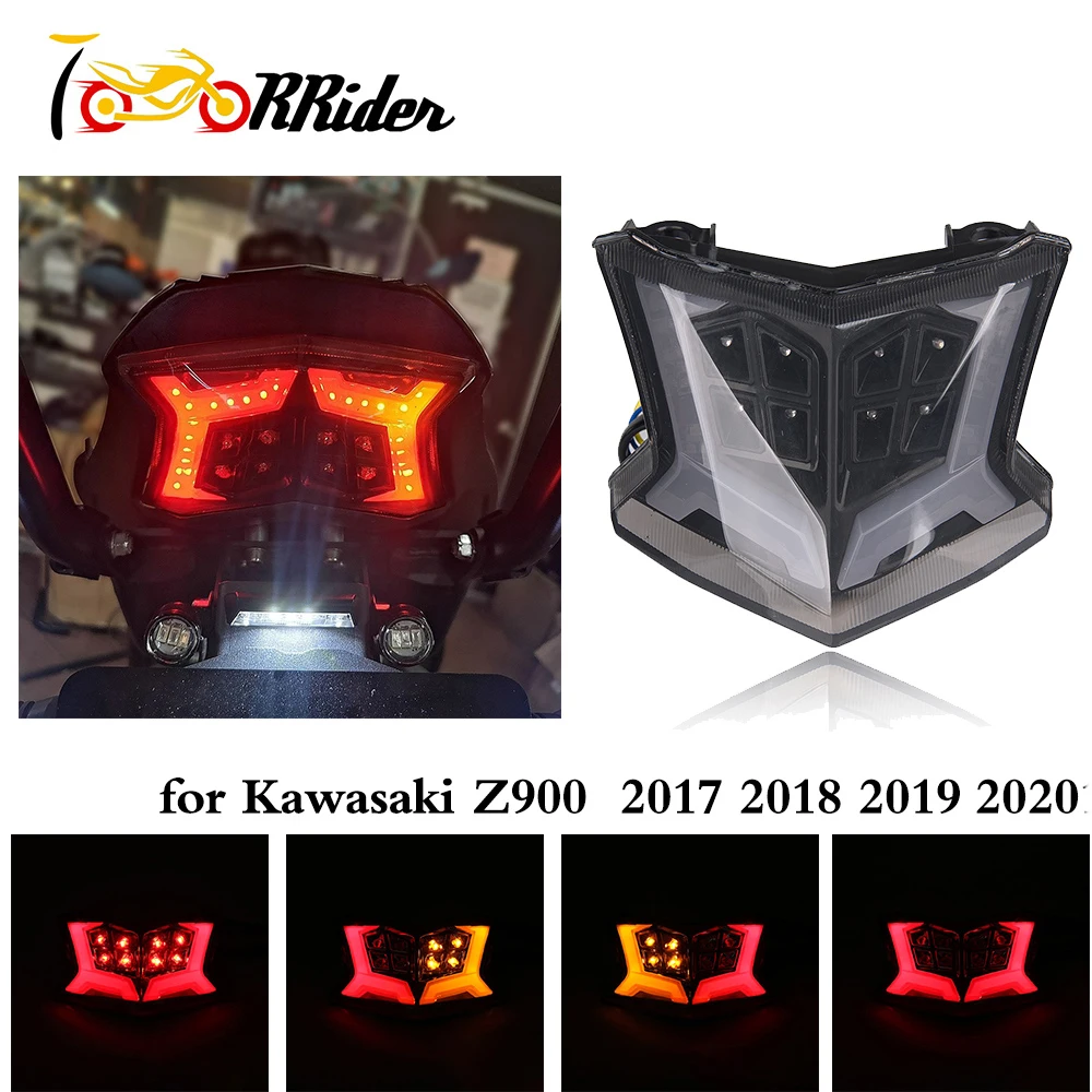 Turn-signal brake run winglets fender led 3-in-1 black HARLEY DAVIDSON ABS ...